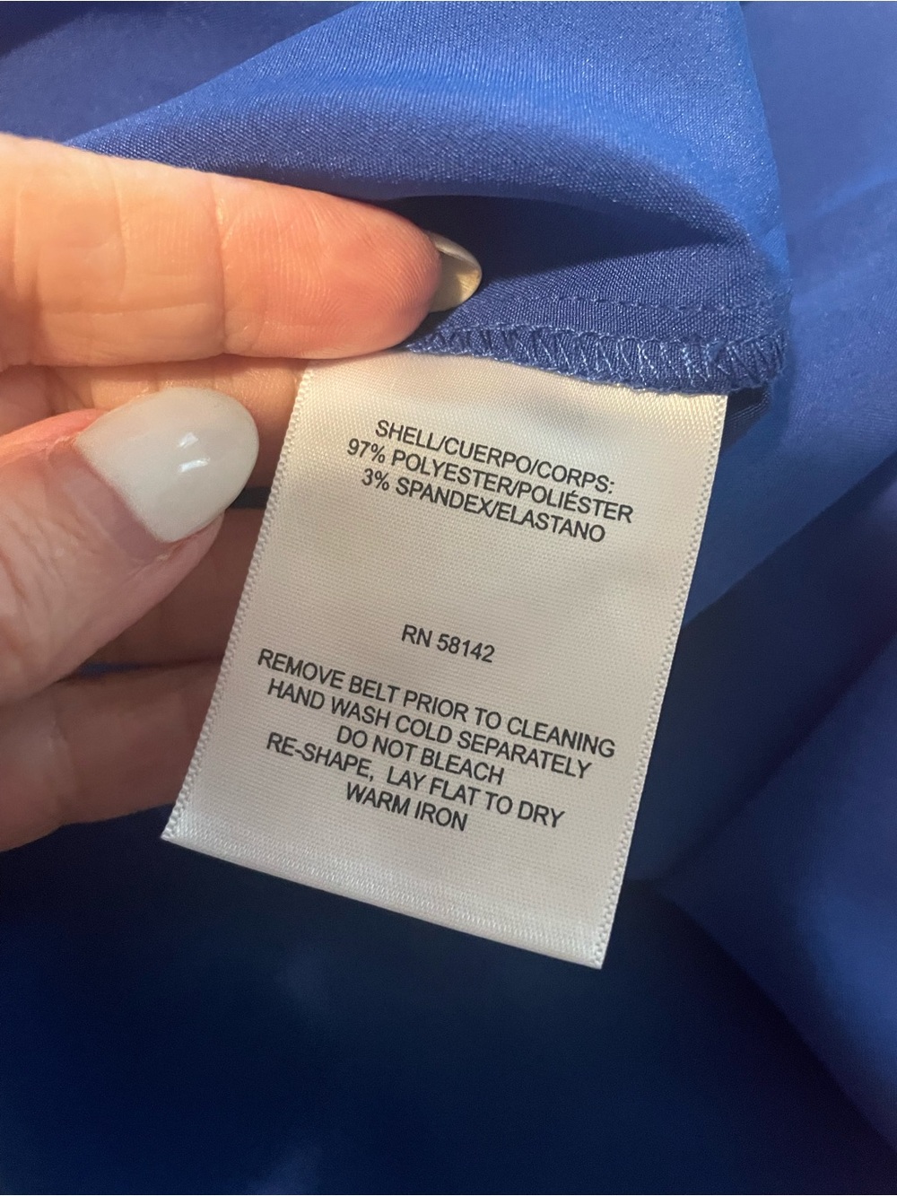 Sleeveless Blue Button-Front Maxi Dress with Waist Tie - Picture 9 of 10